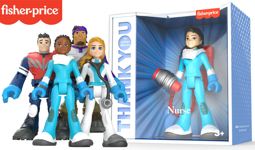 Mattel Will ‘Play it Forward’ with Fisher-Price #ThankYouHeroes Action Figures, Little People Community Champions
