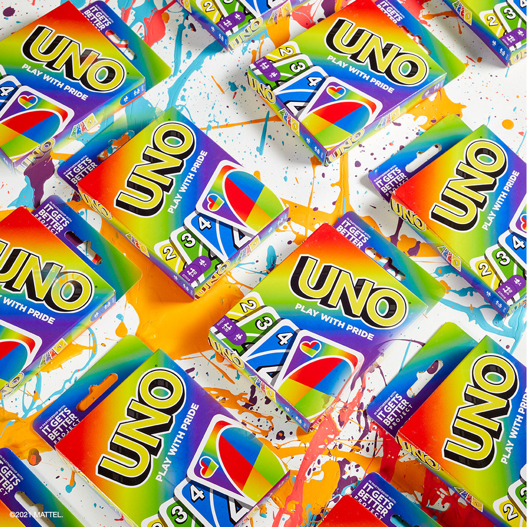 Mattel Games, It Gets Better Project Introduce UNO Play with Pride