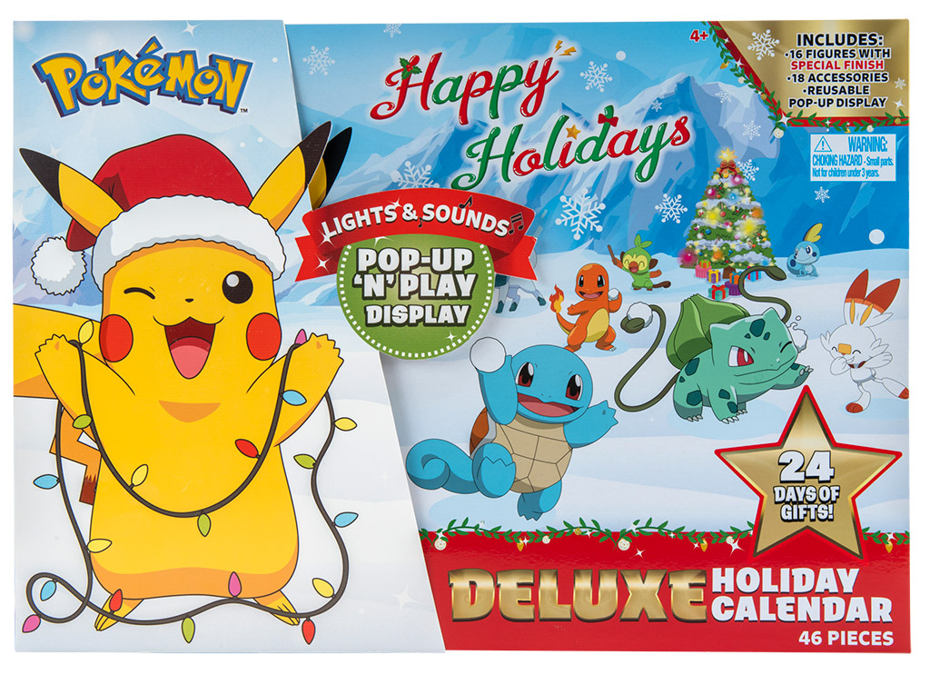 Unbox Seasonal Pokémon with 3 New Holiday Calendars from Jazwares • The