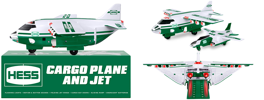 The 2021 Hess Cargo Plane and Jet Joins the Iconic Hess Toy Truck 