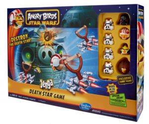 Hasbro Angry Birds Star Wars Jenga Death Star Package