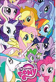 My Little Pony poster displayer, exclusive to Hot Topic stores.