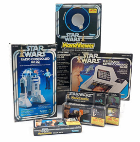Movie Viewer, Movie Cassettes, Radio Contorlled R2D2 and Electronic Battle Command Game from Kenner (1978 to 1979)