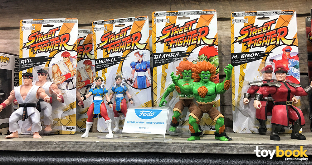 Funko Street Fighter Savage World Action Figures.