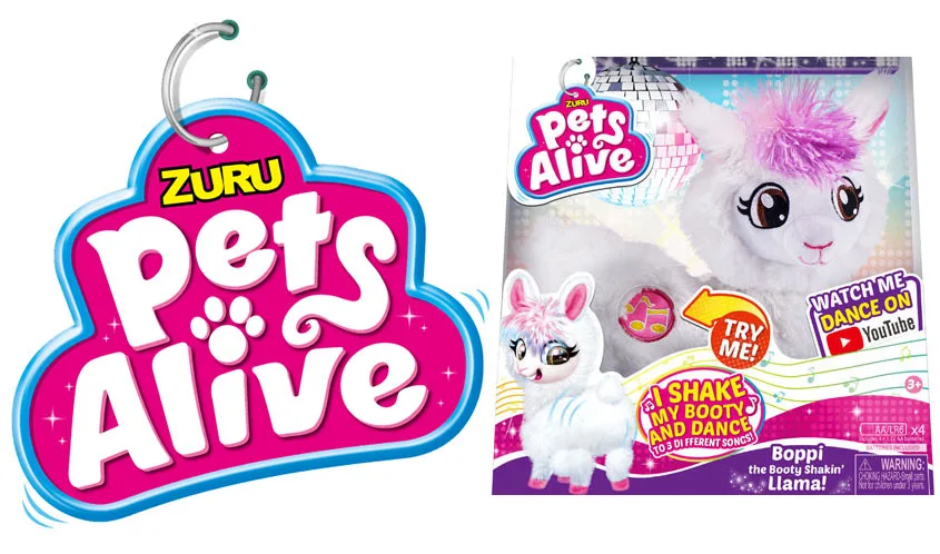 ZURU Officially Introduces Pets Alive Brand; Boppi The Booty