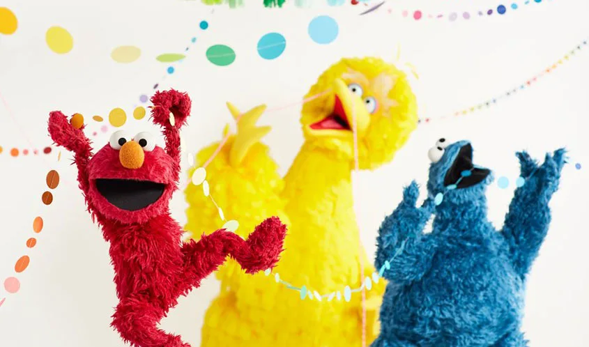 Sesame Street - Elmo, Big Bird, Cookie Monster