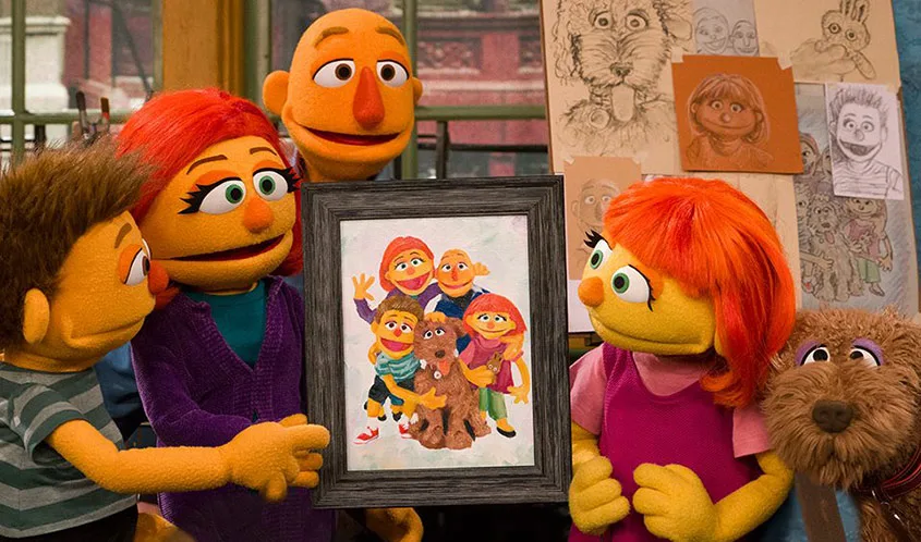 Sesame Street Debuts Julia's Family