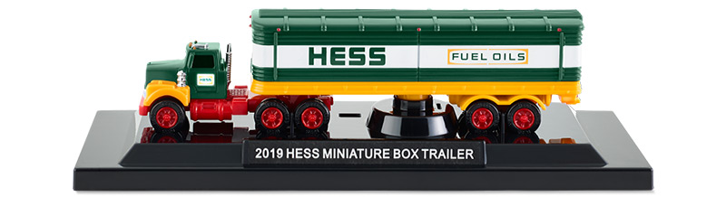2019 Hess Miniature Box Trailer