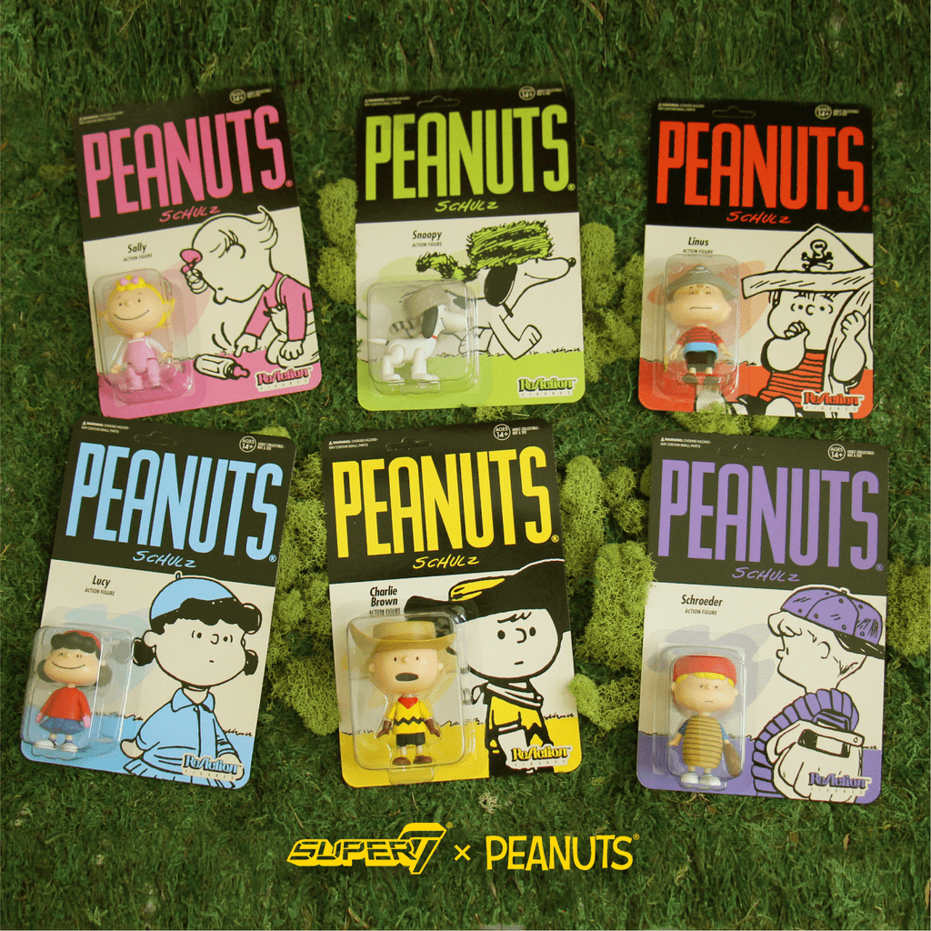 Super7 x Peanuts ReAction Figures