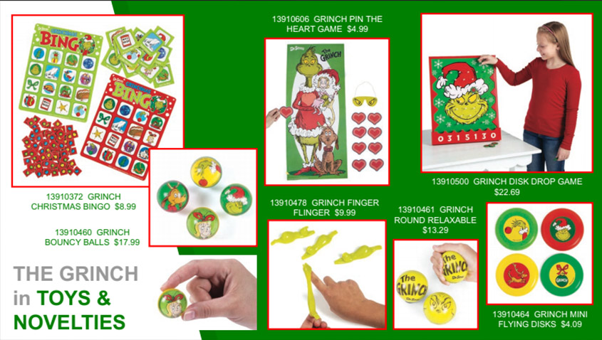 Grinch Toys and Novelties