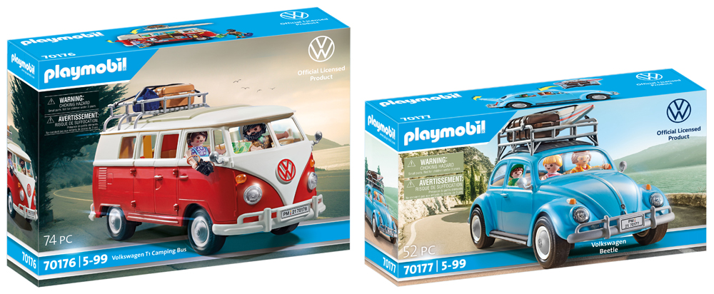 Vw Bus in Playmobil Toy Vintage Volkswagen Campervan in Limited