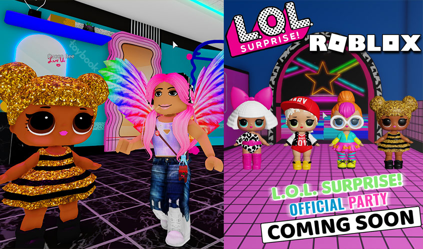 L.O.L. SURPRISE!™ OFFICIAL PARTY TRAZ DANÇA, MODA E SUAS BONECAS PARA  UNIVERSO DO GAME ROBLOX - LICENSINGCON - Marcas e Personagens