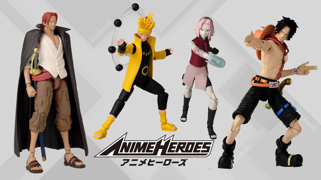 Bandai America Expands Anime Heroes Action Figure Collection - The