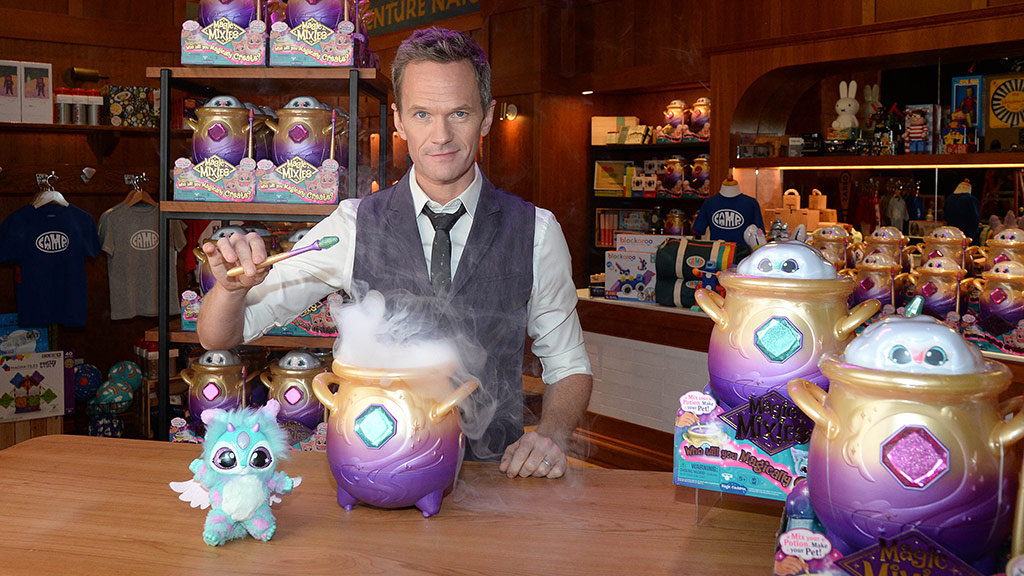 Watch: Neil Patrick Harris Unveils Moose Toys' Magic Mixies Magic Cauldron  at CAMP - The Toy Book