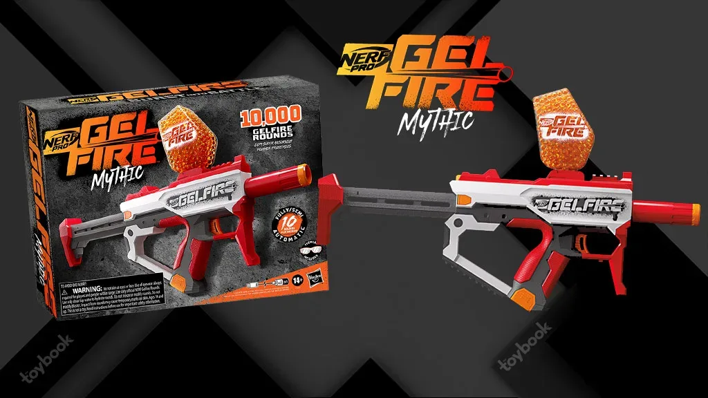  Nerf Pro Gelfire Mythic Full Auto Blaster & 10,000