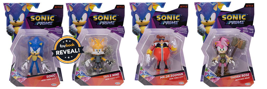 Sonic Prime 5 Wave 1 Set of 4 Figures