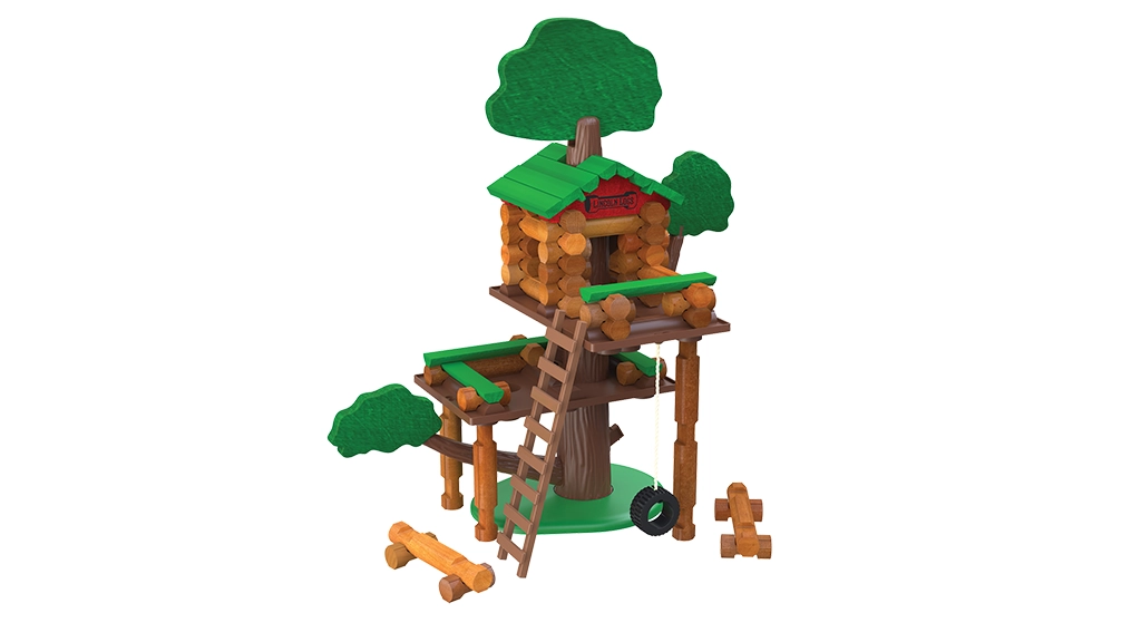 Lincoln logs 2tiered tree house The Toy Book