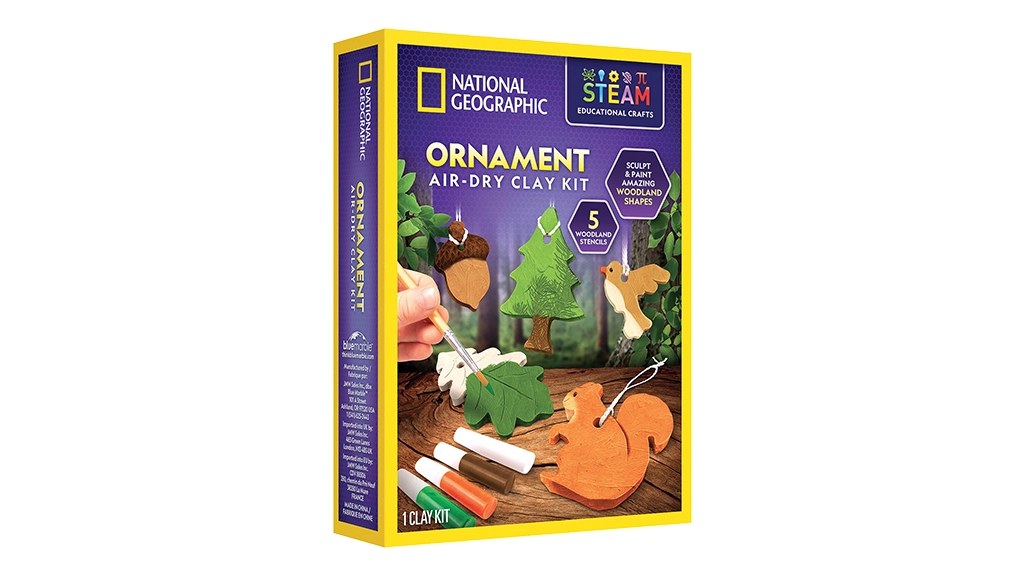 National geographic ornament air-dry clay kit - The Toy Book