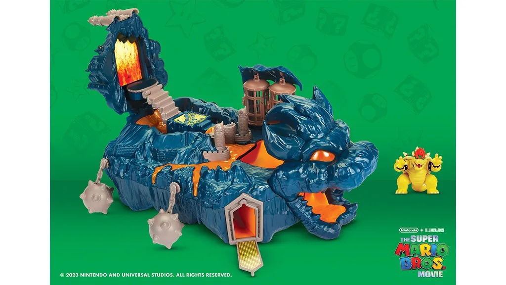 Jakks Pacific The Super Mario Bros. Movie Bowser's Island Castle