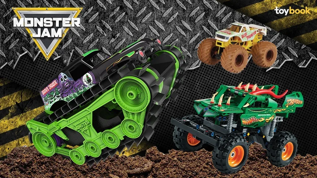  Monster Jam ThunderROARus Drop Playset with Exclusive