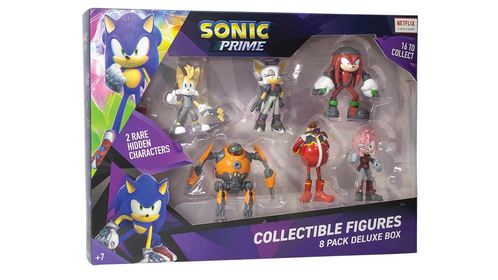 Sonic The Hedgehog Prime Articulated Action Figure Series 1 3-Inch Mystery  Pack [1 RANDOM Figure, Capsule]