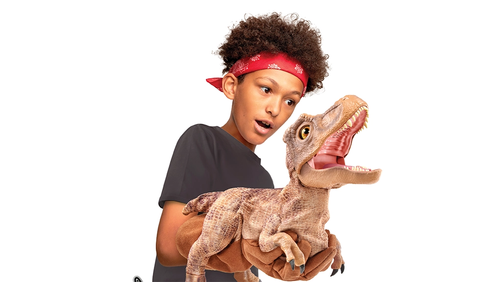 Jurassic World REALFX Baby T-Rex - Realistic Dinosaur Puppet Toy, Movements  & Sounds, Ages 8+
