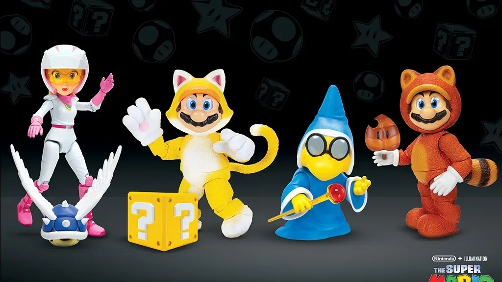 Jakks Pacific Unveils Super Mario 3D World Cat Mario 3-Pack - The