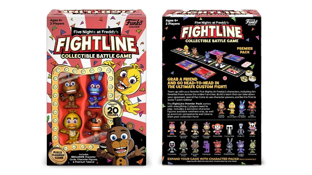 Five Nights at Freddy's: FightLine Collectible Game Revealed by Funko