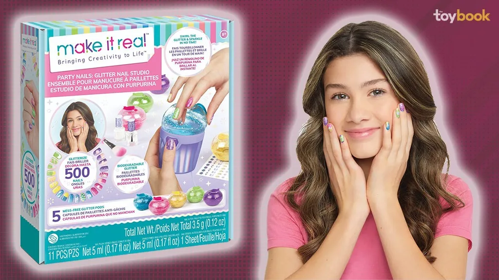 Make It Real Launches No-Mess Glitter Nail Studio - The Toy Book