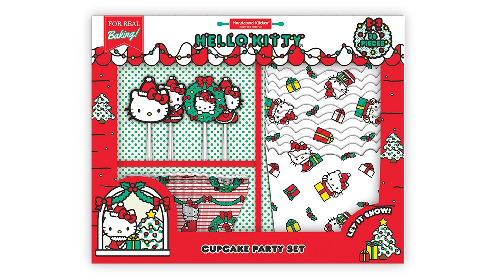 Hello Kitty Holiday Cupcake Party Set – Handstand Kitchen
