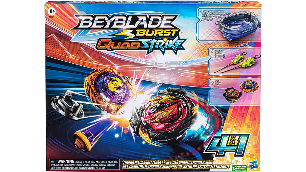 Hasbro Beyblade Burst Quadstrike Thunder Edge Battle Set
