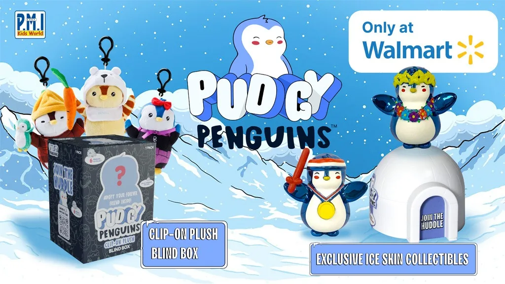 Pudgy Penguins Waddle Into Select Walmart Stores - The Toy Book