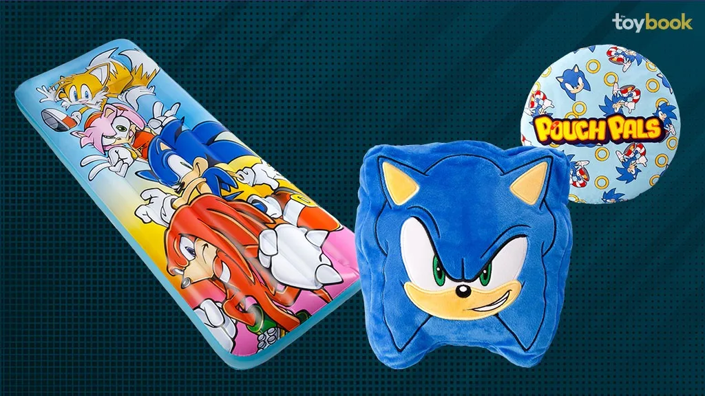 Sonic Prime triple pencil case