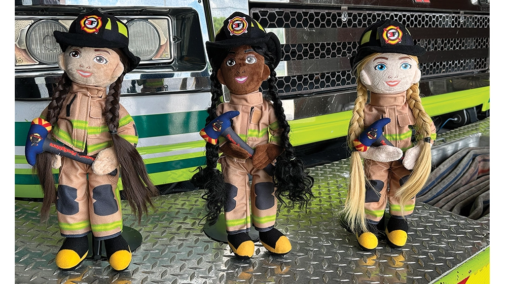 FEMALE FIREFIGHTERS PLUSH DOLLS - The Toy Book