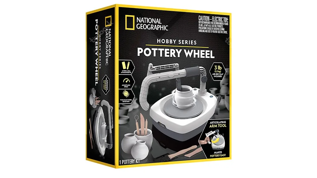 NATIONAL GEOGRAPHIC Hobby Pottery Wheel Kit 