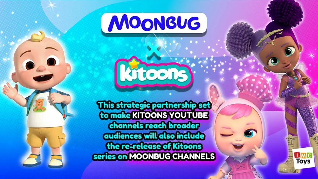 IMC Toys, Moonbug Entertainment Partner for IMC YouTube Content
