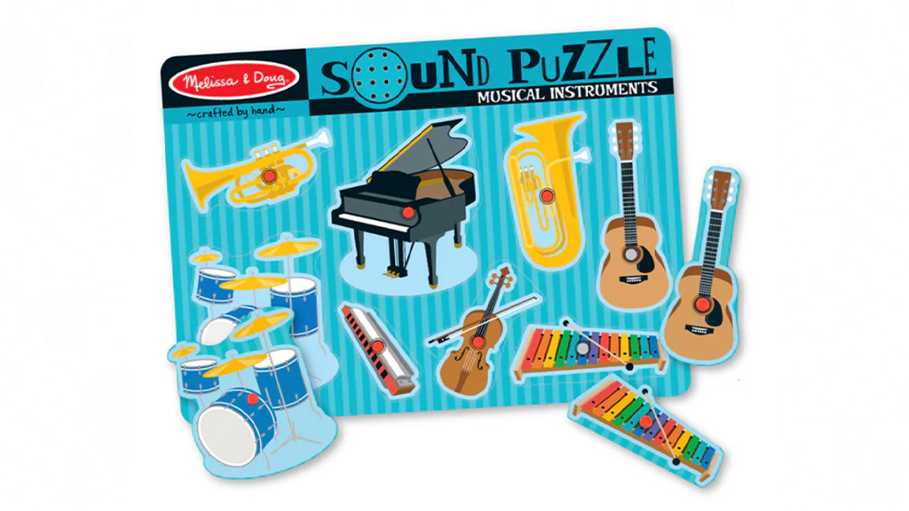Musical Instruments Works Puzzle MUSICAL INSTRUMENTS PUZZLE - The Toy Book