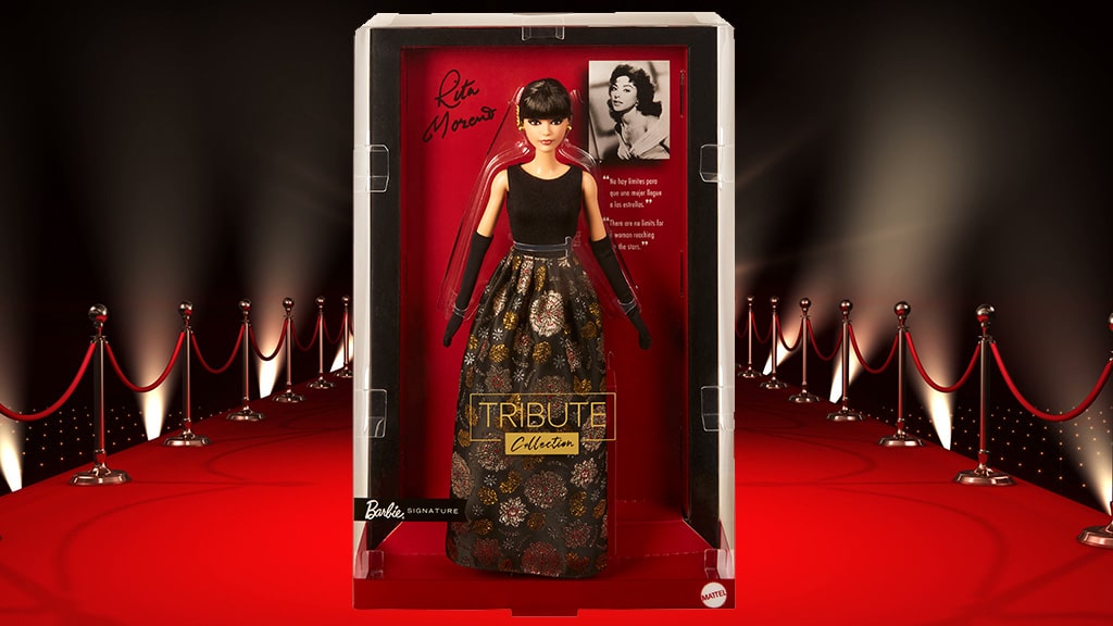 Barbie Honors Rita Moreno with Barbie Tribute Collection Doll