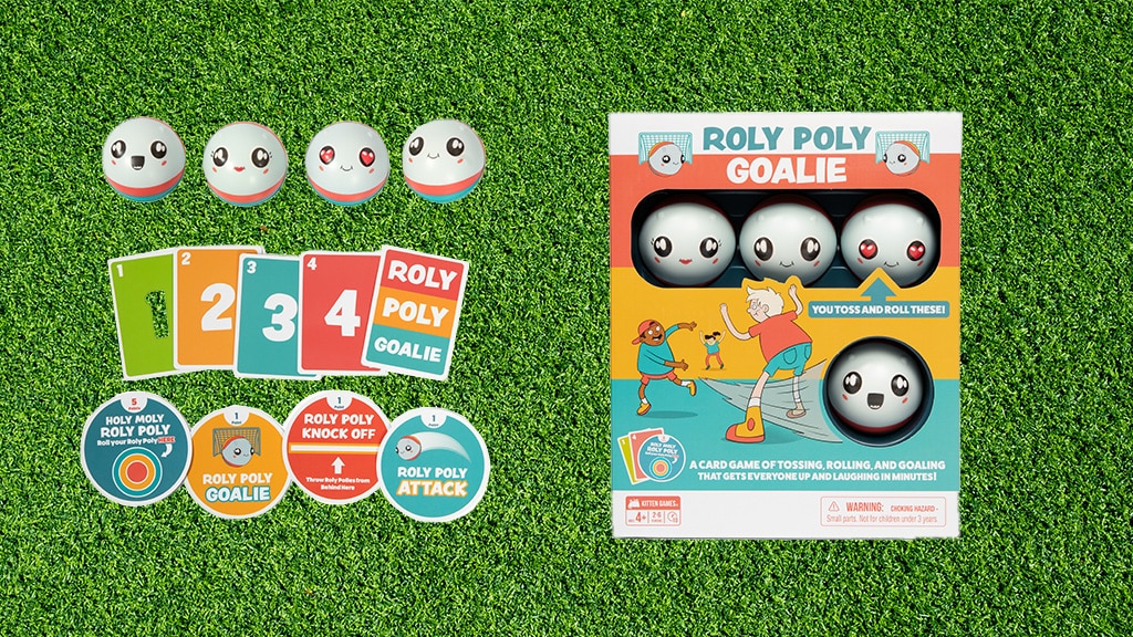 Exploding Kittens Introduces Preschool-Friendly Card Game ‘Roly Poly Goalie’