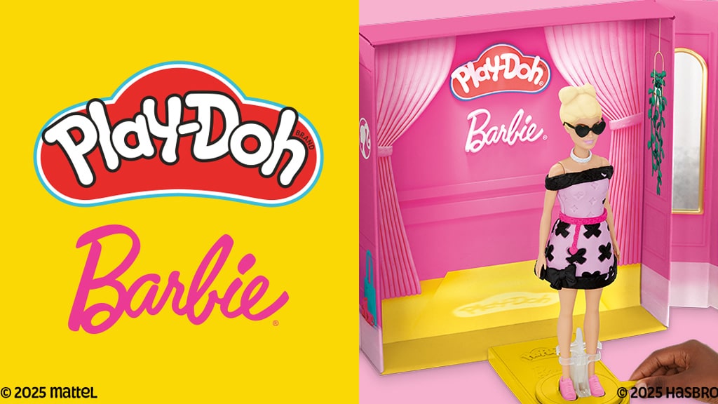 Mattel, Hasbro Partner for Play-Doh Barbie Fashion Collection