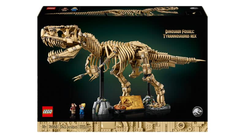 LEGO JURASSIC WORLD DINOSAUR FOSSILS: TYRANNOSAURUS REX - The Toy Book