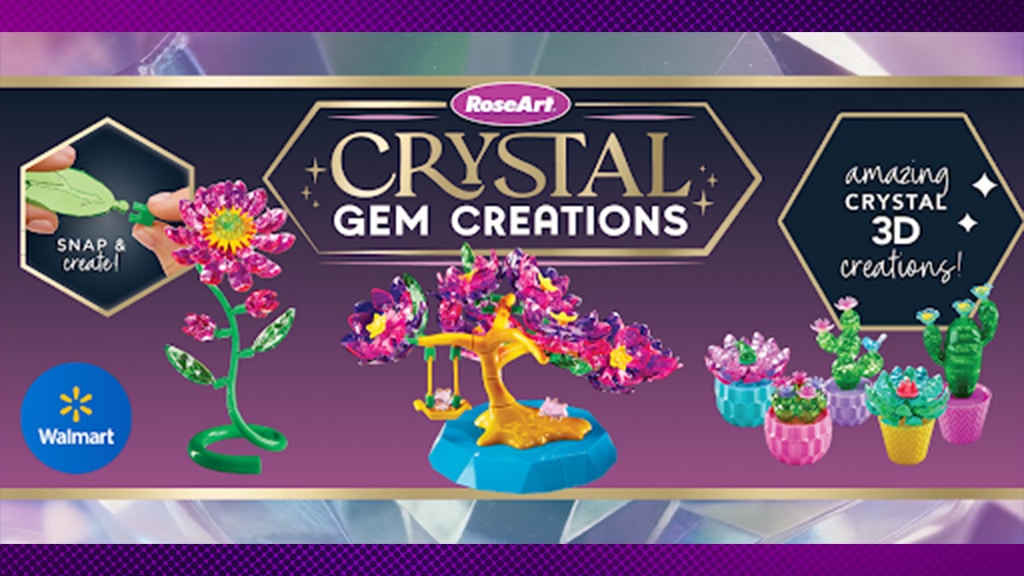 RoseArt’s Crystal Gem Creations Bloom at Retail