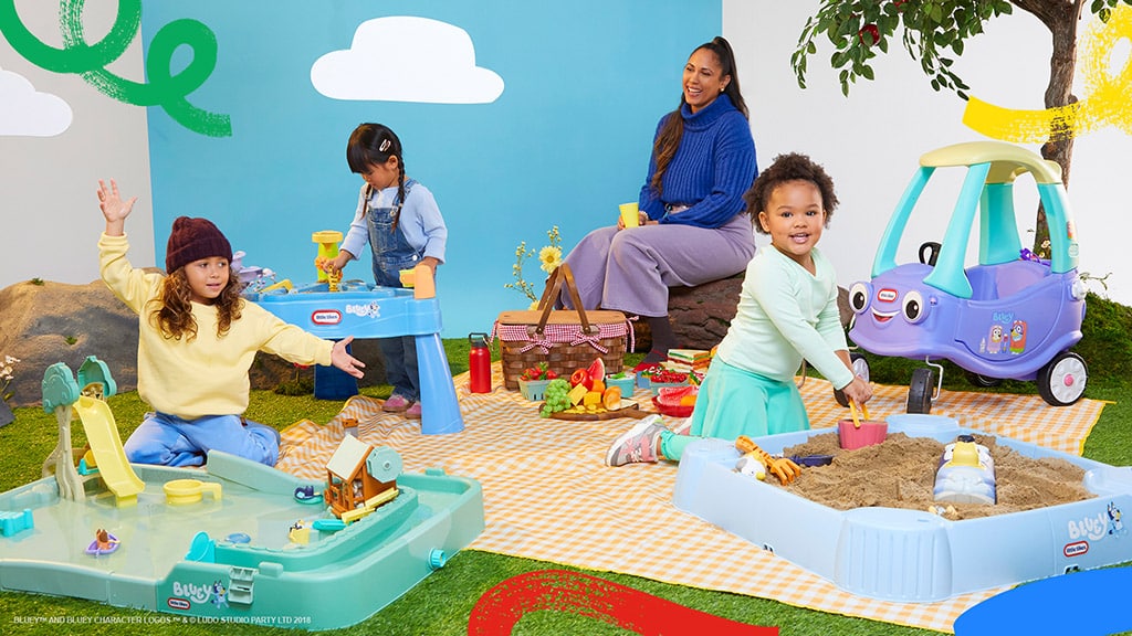 Little Tikes Makes Waves with New Bluey Outdoor Playsets