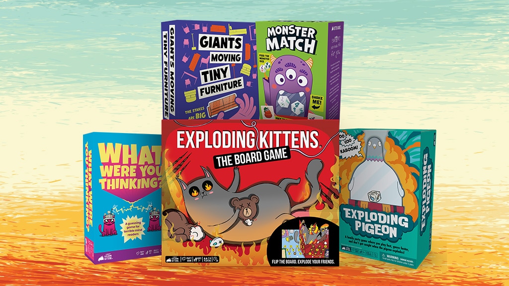 Exploding Cat Book Exploding Kittens Unveils Summer 2025 Lineup with New Games - The Toy Book