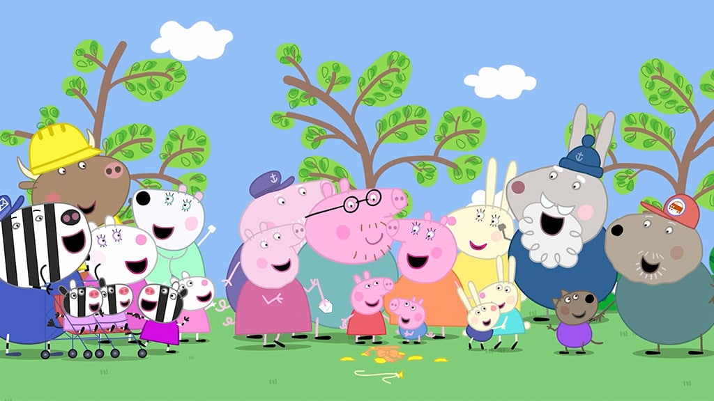 Hasbro Peppa Pig – Juego De Figuras De La Señora Conejo Y Su Tren – Juguete De Acción Para Fans De Peppa Pig