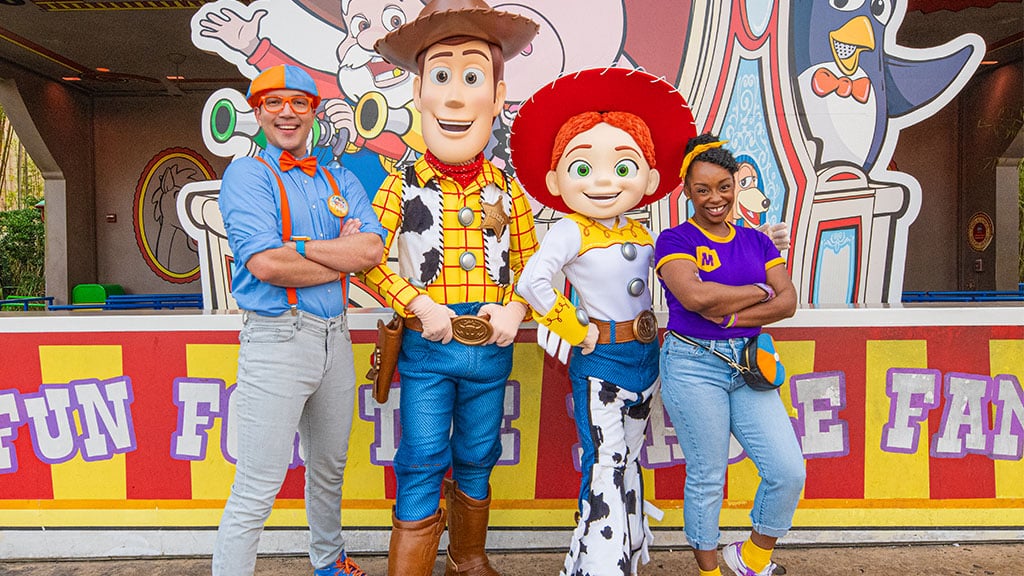 Blippi, Disney, Come Together for Grand Park Adventure 