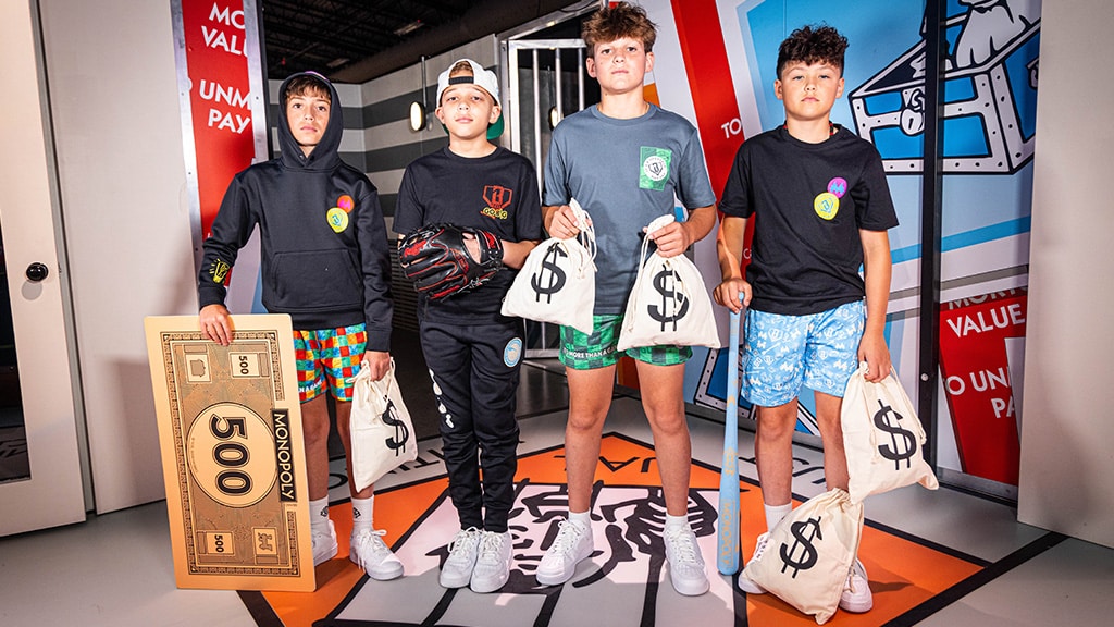 Hasbro and Baseball Lifestyle 101 Go Big with Life-Sized Monopoly Game