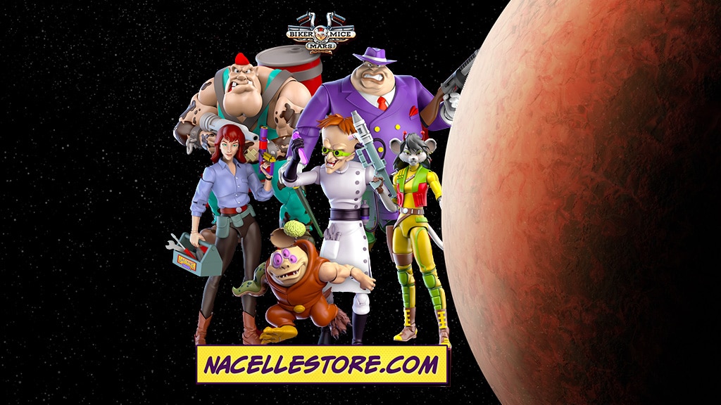 Nacelle Reveals Next Wave of Biker Mice from Mars Action Figures