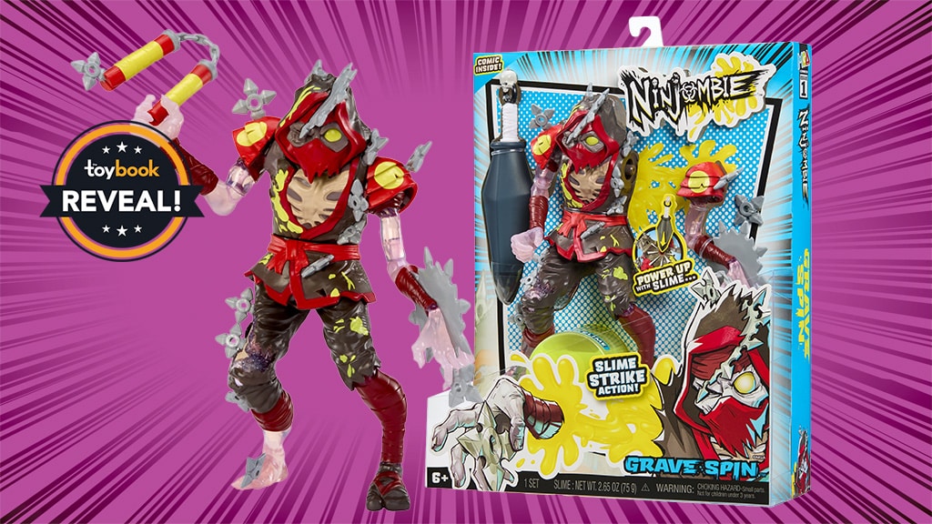Ninjombie Action Figures Grave Spin
