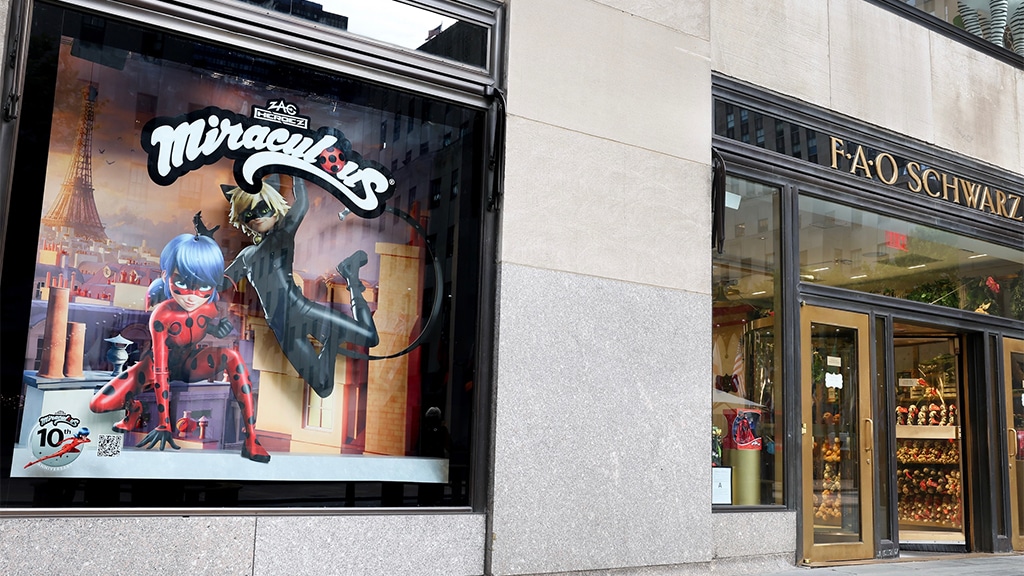Miraculous Goes Overseas to FAO Schwarz, New Toy Rollout Begins